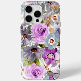Funda Para iPhone 15 Pro Max Patrón floral de acuarela