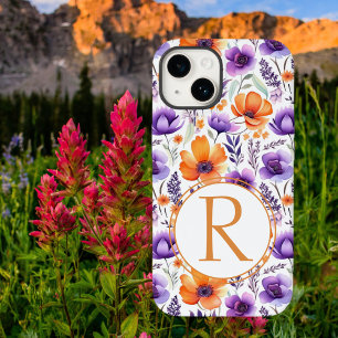 Funda Para iPhone 14 De Case-Mate Patrón floral de acuarela