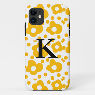 Funda Para iPhone 11 Patrón floral de margarita blanca amarilla añadir 