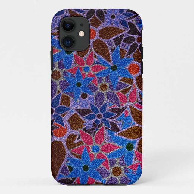 Funda De Case-Mate Para iPhone Patrón floral de moda #10 (Reverso)