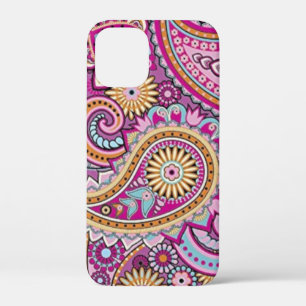 title_seo2 Patrón floral de paisley boho vibrante   Arte colo