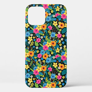 Funda Para iPhone 12 Pro Patrón floral de vibrante Ditsy-43785