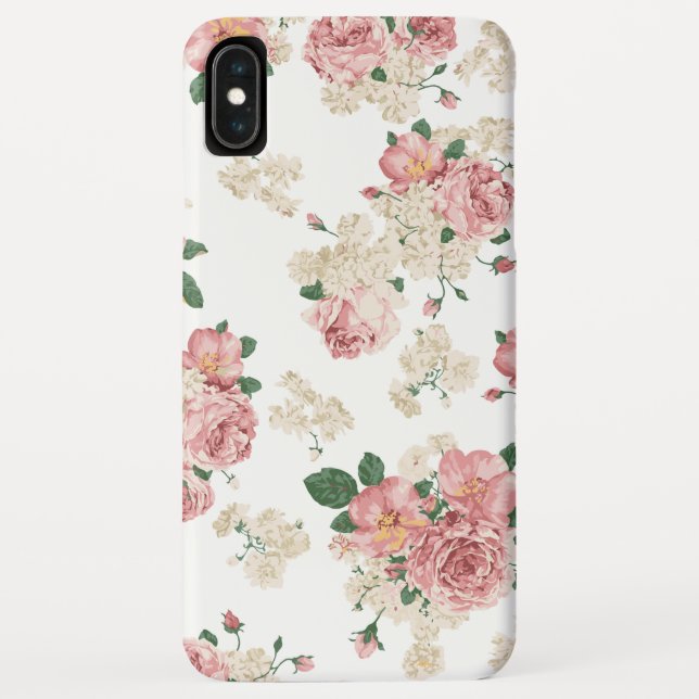 Funda De Case-Mate Para iPhone Patrón floral de vinagre (Reverso)