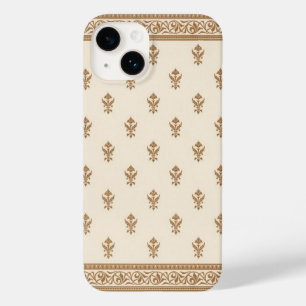 Funda Para iPhone 14 De Case-Mate Patrón floral dorado