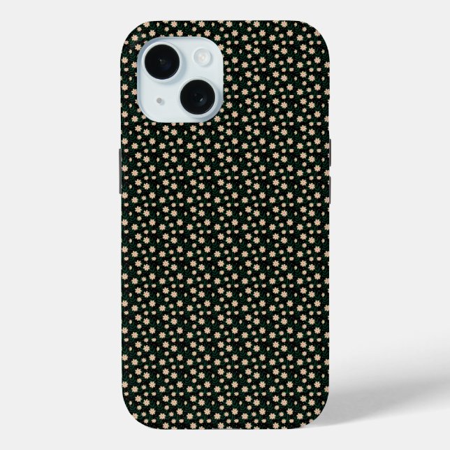 Funda De Case-Mate Para iPhone Patrón floral elegante y moderno (Reverso )