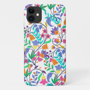 Funda Para iPhone 11 Patrón floral exótico colorido