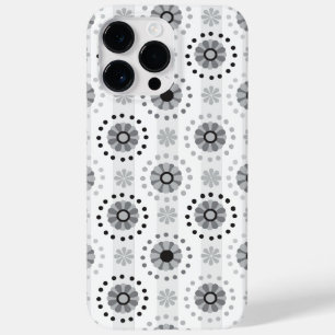Funda Para iPhone 14 Pro Max De Case-Mate Patrón floral monocromo moderno y elegante