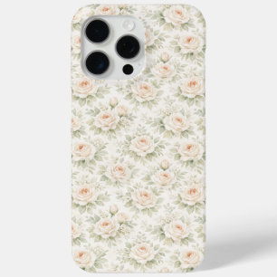 Funda Para iPhone 15 Pro Max Patrón floral nupcial