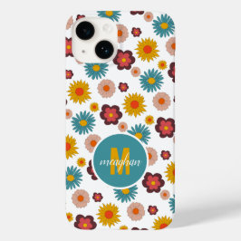 Funda Para iPhone 14 De Case-Mate Patrón floral retro colorido