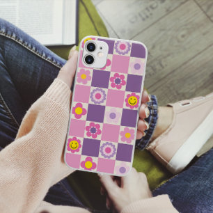Funda Para iPhone 14 De Case-Mate Patrón Floral Retro Cuadros Y2K