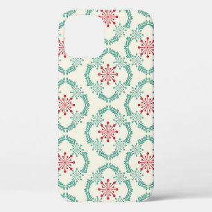 Funda Para iPhone 12 Patrón floral sin soldadura de flores abstractas y