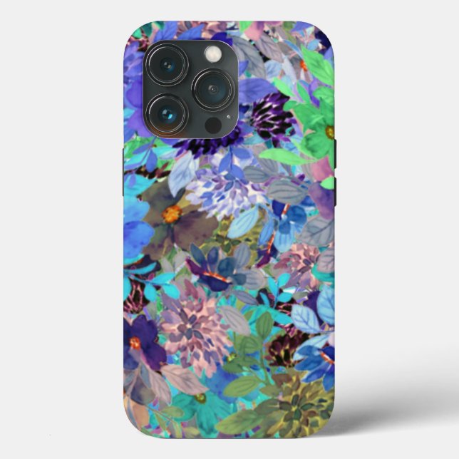 Funda De Case-Mate Para iPhone Patrón floral transparente OtterBox iPhon (Reverso )