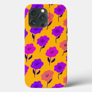 Funda Para iPhone 13 Pro Patrón floral vibrante
