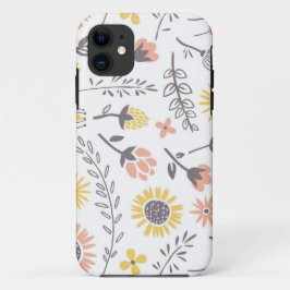 Funda Para iPhone 11 Patrón floral vintage