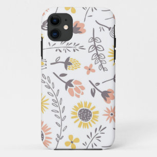 Funda Para iPhone 11 Patrón floral vintage