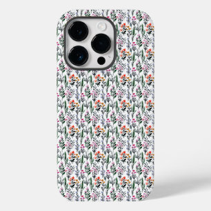 Funda Para iPhone 14 Pro De Case-Mate patrón floral vintage de acuarela