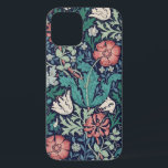 Funda Para iPhone 12 Patrón floral vintage, William Morris<br><div class="desc">William Morris (24 de marzo de 1834 a 3 de octubre de 1896) fue un diseñador textil, poeta, novelista, traductor y activista socialista británico asociado al Movimiento de Artes y Artesanías Británicas. Fue uno de los principales contribuyentes al resurgimiento de las artes textiles tradicionales británicas y de los métodos de...</div>