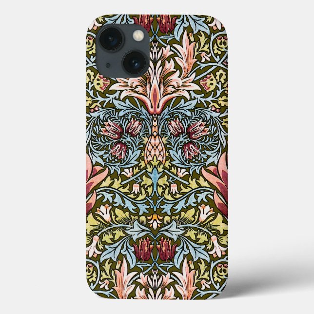 Funda De Case-Mate Para iPhone Patrón floral William Morris Snakeshead (Reverso)