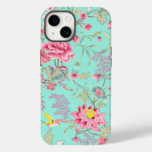 Funda Para iPhone 14 De Case-Mate Patrón floral y de pájaros de estilo japonés