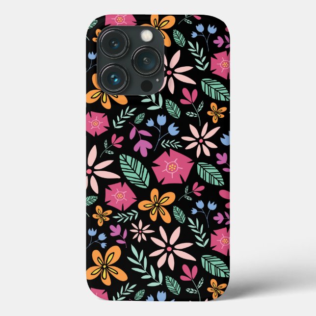 Funda De Case-Mate Para iPhone Patrón Floral Y Glamuroso Sin Marea Natural (Reverso )