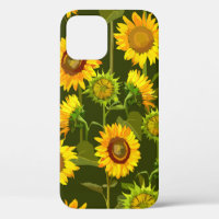 Patrón fluido del verano de los girasoles