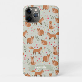 Funda Para iPhone 11 Pro Patrón Fox caprichoso