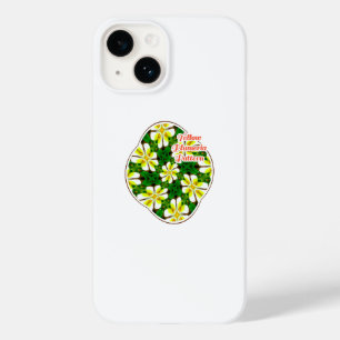 Funda Para iPhone 14 De Case-Mate Patrón frangipano amarillo
