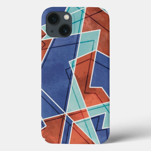 Funda De Case-Mate Para iPhone Patrón geométrico (Reverso)