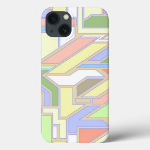 Funda Para iPhone 13 Patrón geométrico 3