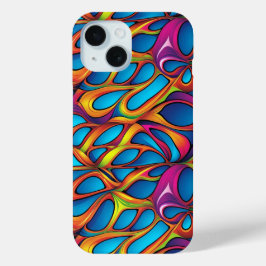 15 Patrón geométrico abstracto 35 - Funda para iPhone