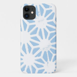 Funda Para iPhone 11 Patrón geométrico azul pálido