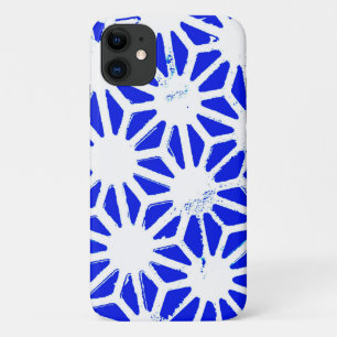 Funda Para iPhone 11 Patrón geométrico azul real