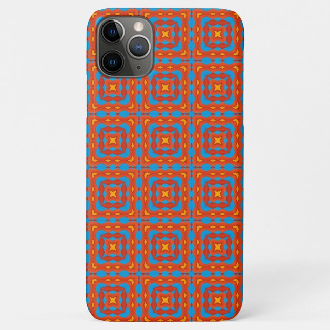 Funda De Case-Mate Para iPhone Patrón geométrico caprichoso (Reverso)