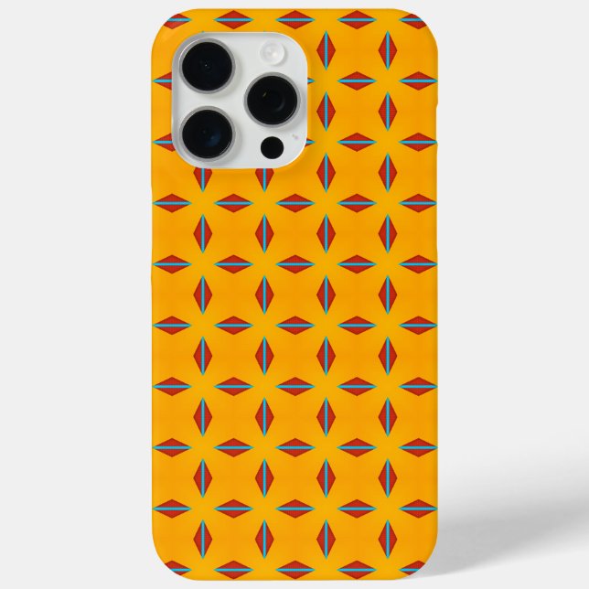 Funda De Case-Mate Para iPhone Patrón geométrico caprichoso (Reverso )