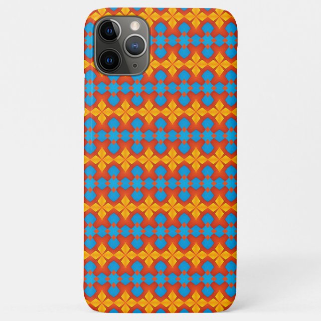 Funda De Case-Mate Para iPhone Patrón geométrico caprichoso (Reverso)