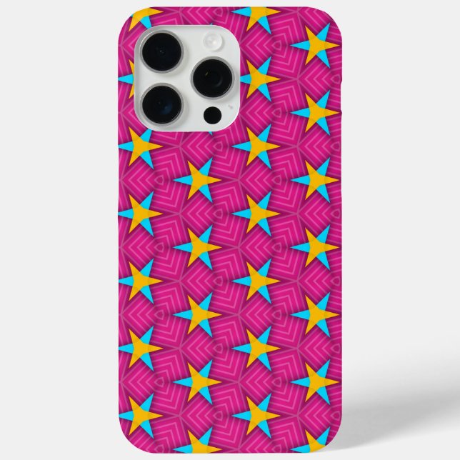 Funda De Case-Mate Para iPhone Patrón geométrico caprichoso (Reverso )