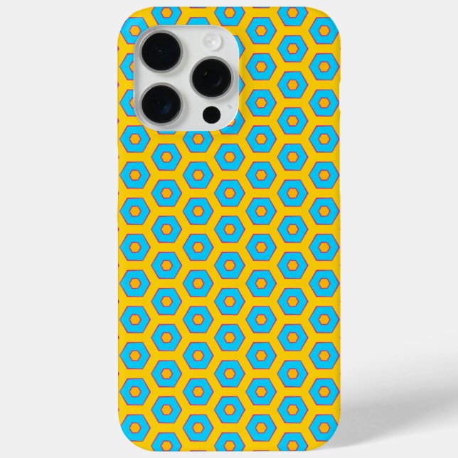 Funda De Case-Mate Para iPhone Patrón geométrico caprichoso (Reverso )