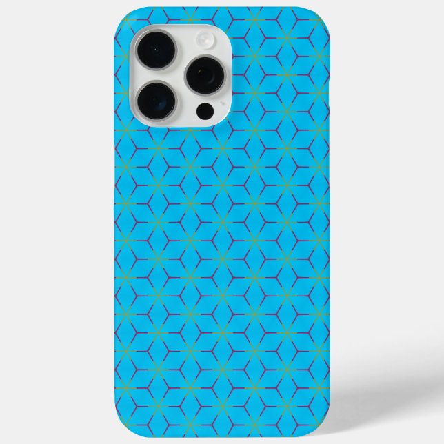 Funda De Case-Mate Para iPhone Patrón geométrico caprichoso (Reverso )