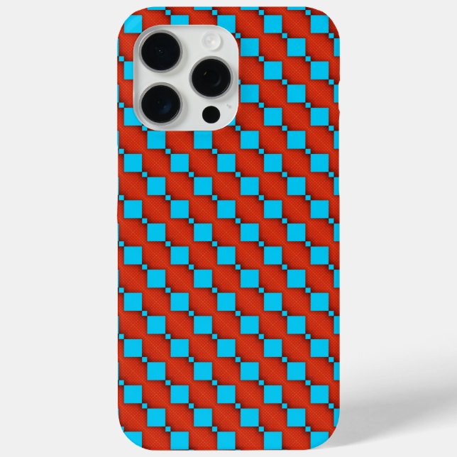 Funda De Case-Mate Para iPhone Patrón geométrico caprichoso (Reverso )