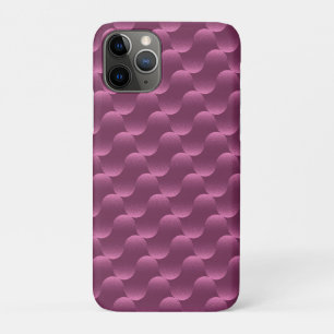 Funda Para iPhone 11 Pro Patrón geométrico con círculos magenta radiantes