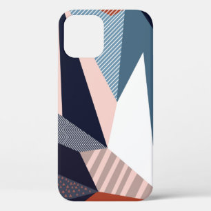 Funda Para iPhone 12 Patrón geométrico creativo con diferentes formas a