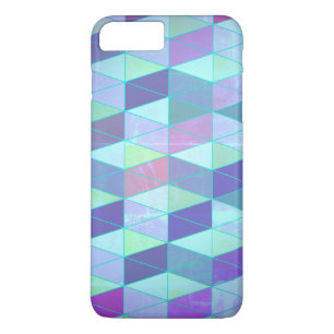 Funda Para iPhone 8 Plus/7 Plus Patrón geométrico de cubos a triángulos