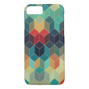 Funda Para iPhone 8/7 Patrón geométrico de cubos coloreados de Guay 5