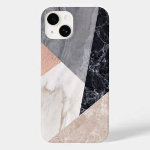 Funda Para iPhone 14 De Case-Mate Patrón geométrico de mármol