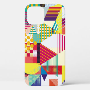 Funda Para iPhone 12 Patrón geométrico decorativo, abstracto y sin fisu