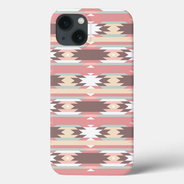 Funda De Case-Mate Para iPhone Patrón geométrico en estilo azteca 2 (Reverso)