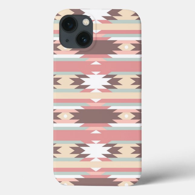 Funda De Case-Mate Para iPhone Patrón geométrico en estilo azteca 2 (Reverso)