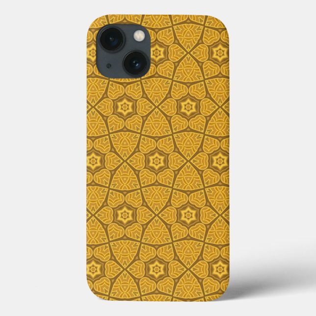 Funda De Case-Mate Para iPhone Patrón geométrico étnico moderno (Reverso)
