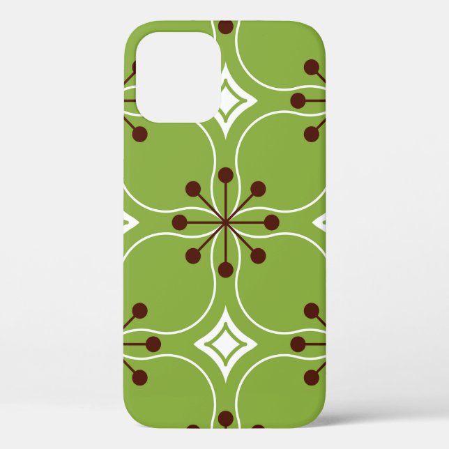 Funda De Case-Mate Para iPhone Patrón geométrico impecable con rombos (Reverso )