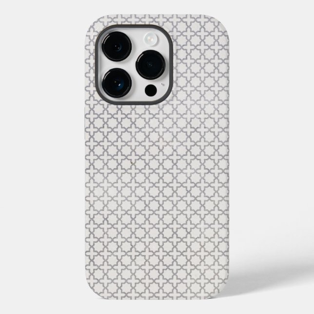 Funda De Case-Mate Para iPhone Patrón geométrico islámico beige (Reverso )